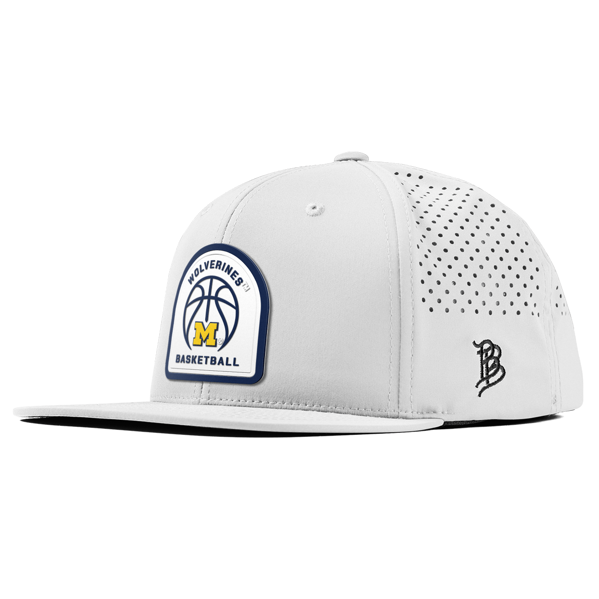 University of Michigan "Michigan Basketball" Flat Performance White