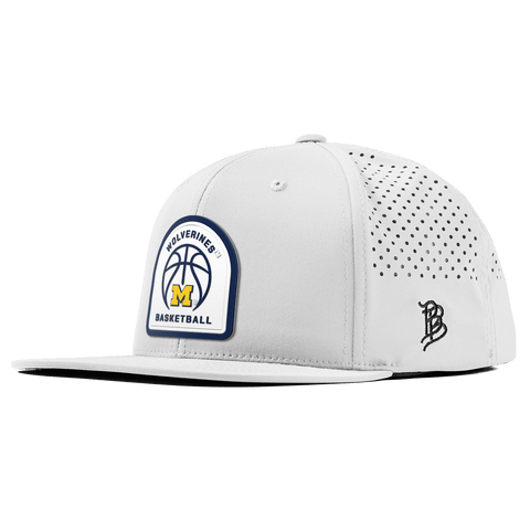 University of Michigan "Michigan Basketball" Flat Performance White