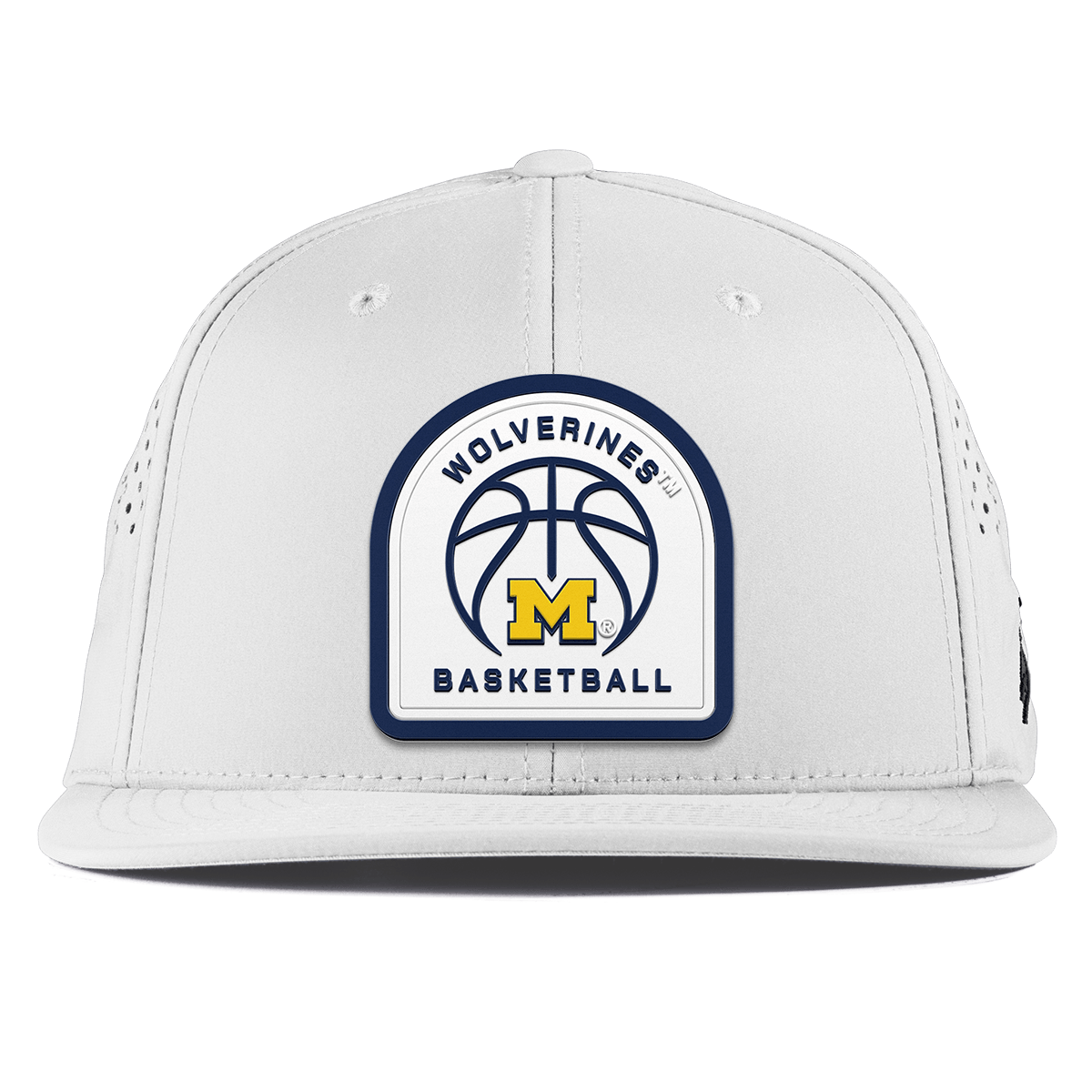 University of Michigan "Michigan Basketball" Flat Performance White