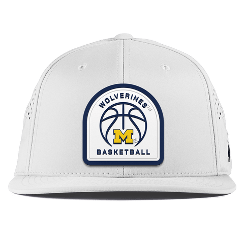 University of Michigan "Michigan Basketball" Flat Performance White