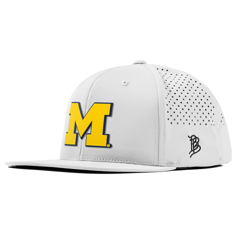 University of Michigan "Michigan Block" Flat Performance White