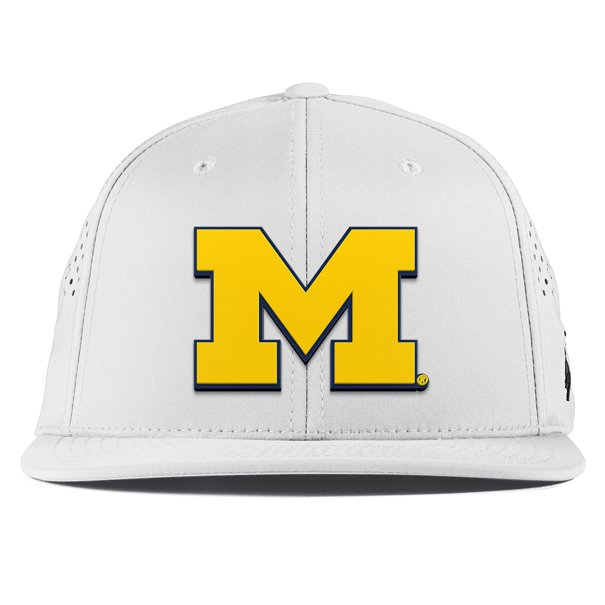 University of Michigan "Michigan Block" Flat Performance White