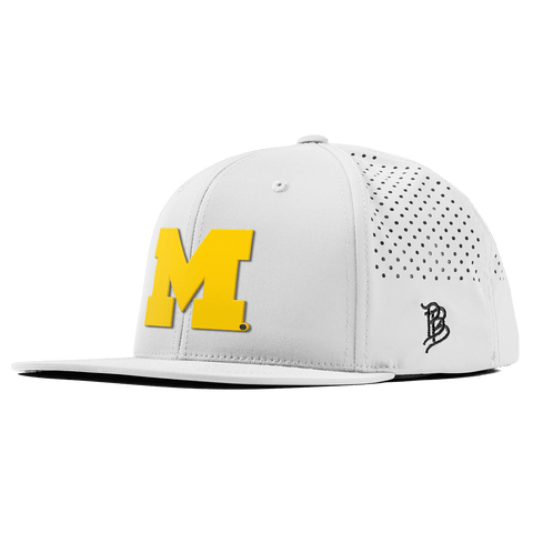 University of Michigan "Michigan Gold Block" Flat Performance White