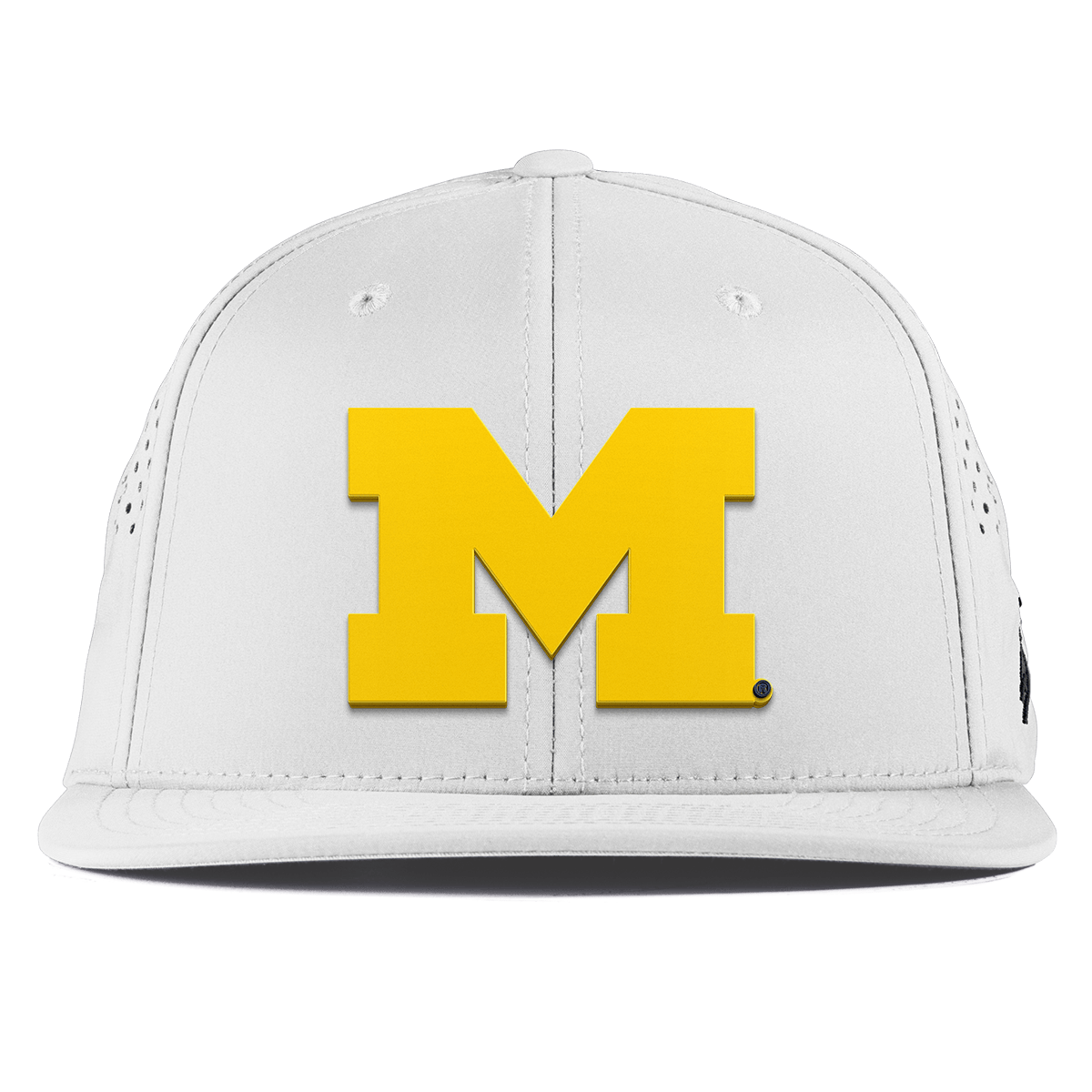 University of Michigan "Michigan Gold Block" Flat Performance White