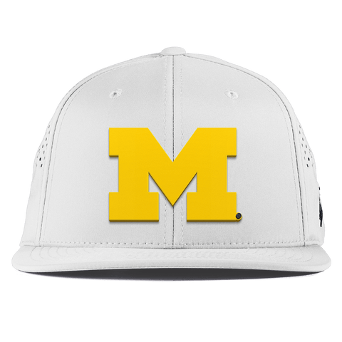 University of Michigan "Michigan Gold Block" Flat Performance White