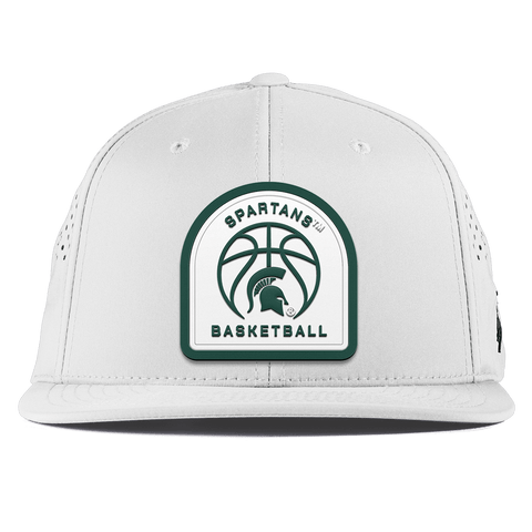 Michigan State University "Michigan State Basketball" Flat Performance White