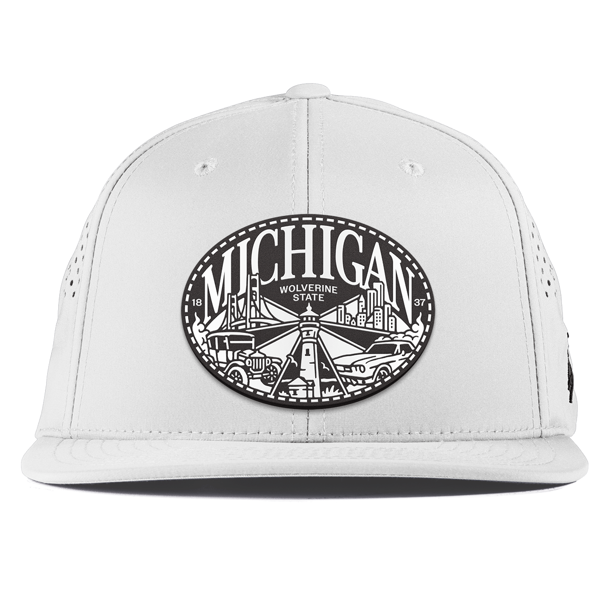 Michigan Traveler Flat Performance White