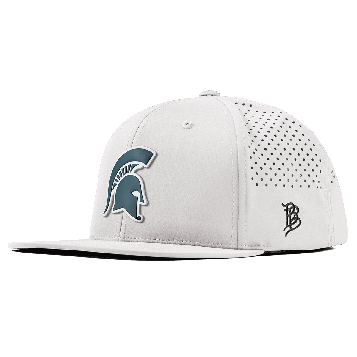 Michigan State University "Michigan State Spartan" Flat Performance White