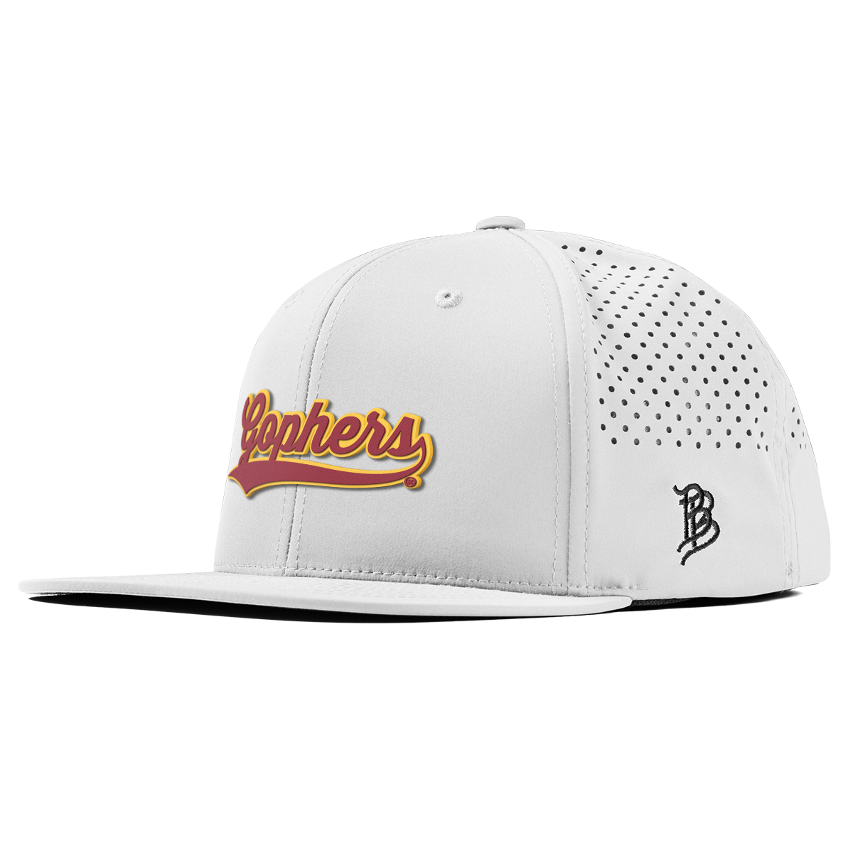 University of Minnesota "Minnesota Gophers Script" Flat Performance White