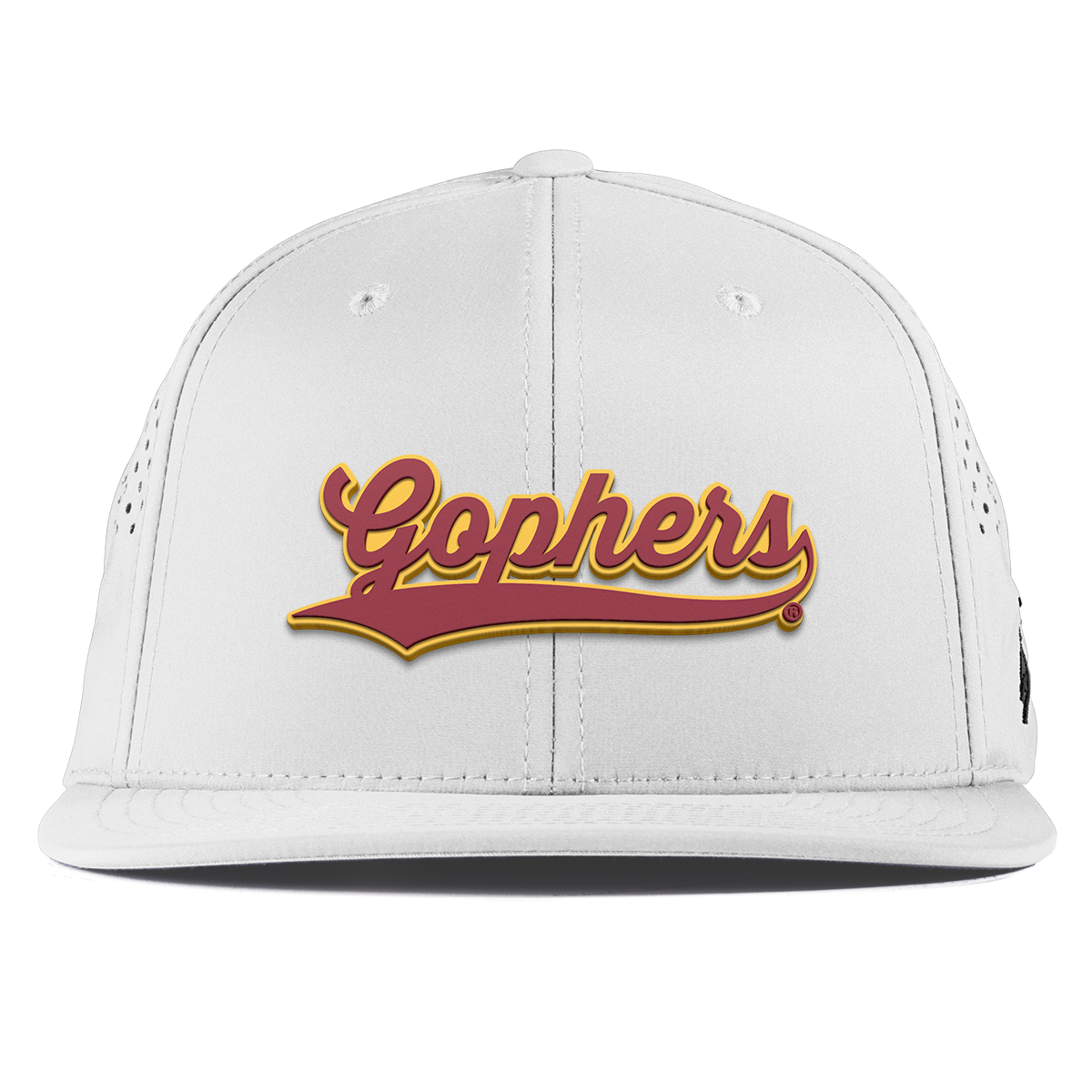 University of Minnesota "Minnesota Gophers Script" Flat Performance White