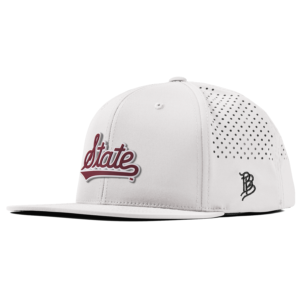 Mississippi State University "Mississippi State Script" Flat Performance White