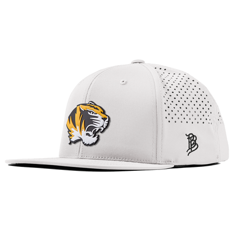 University of Missouri "Missouri Tigers Team Logo" Flat Performance White