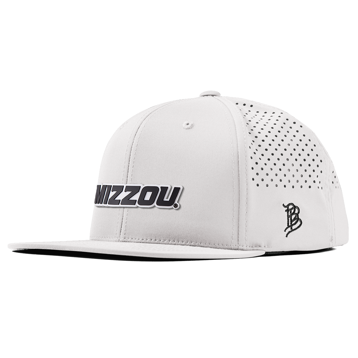 University of Missouri "Mizzou Block" Flat Performance White