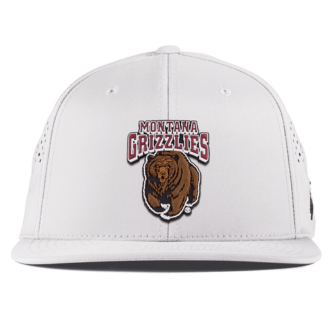 University of Montana "Montana Grizzlies Team Logo" Flat Performance White