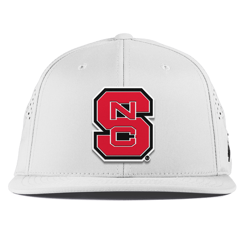North Carolina State "NC State Block" Flat Performance White