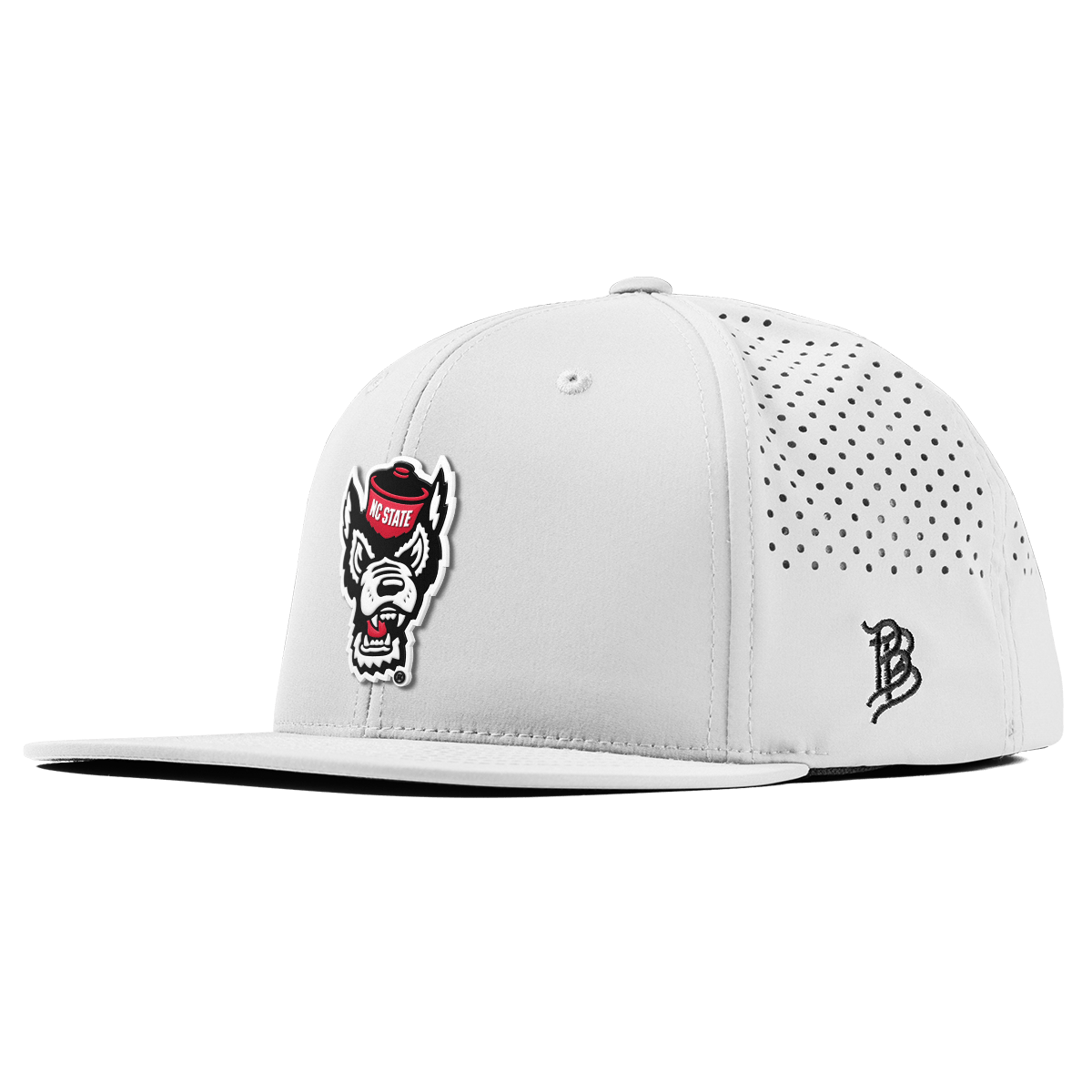 North Carolina State "NC State Team Logo" Flat Performance White