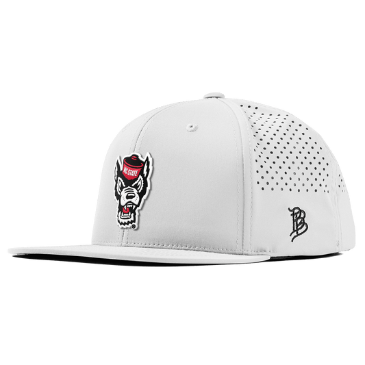 North Carolina State "NC State Team Logo" Flat Performance White