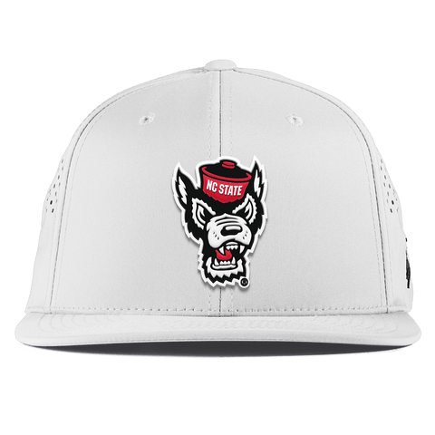 North Carolina State "NC State Team Logo" Flat Performance White