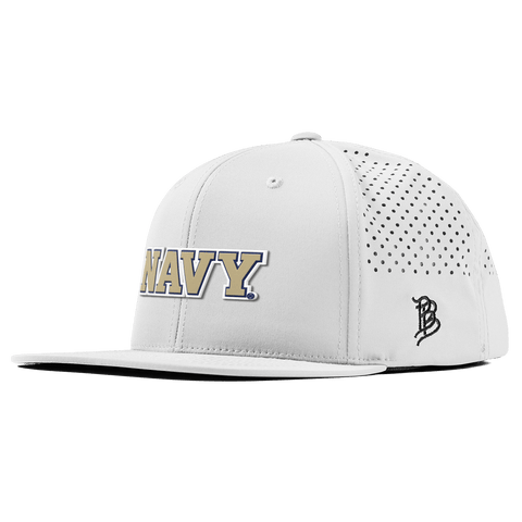 United States Naval Academy "Naval Academy Block" Flat Performance White