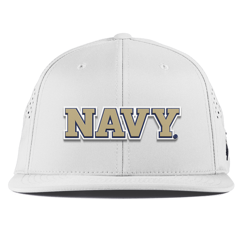 United States Naval Academy "Naval Academy Block" Flat Performance White