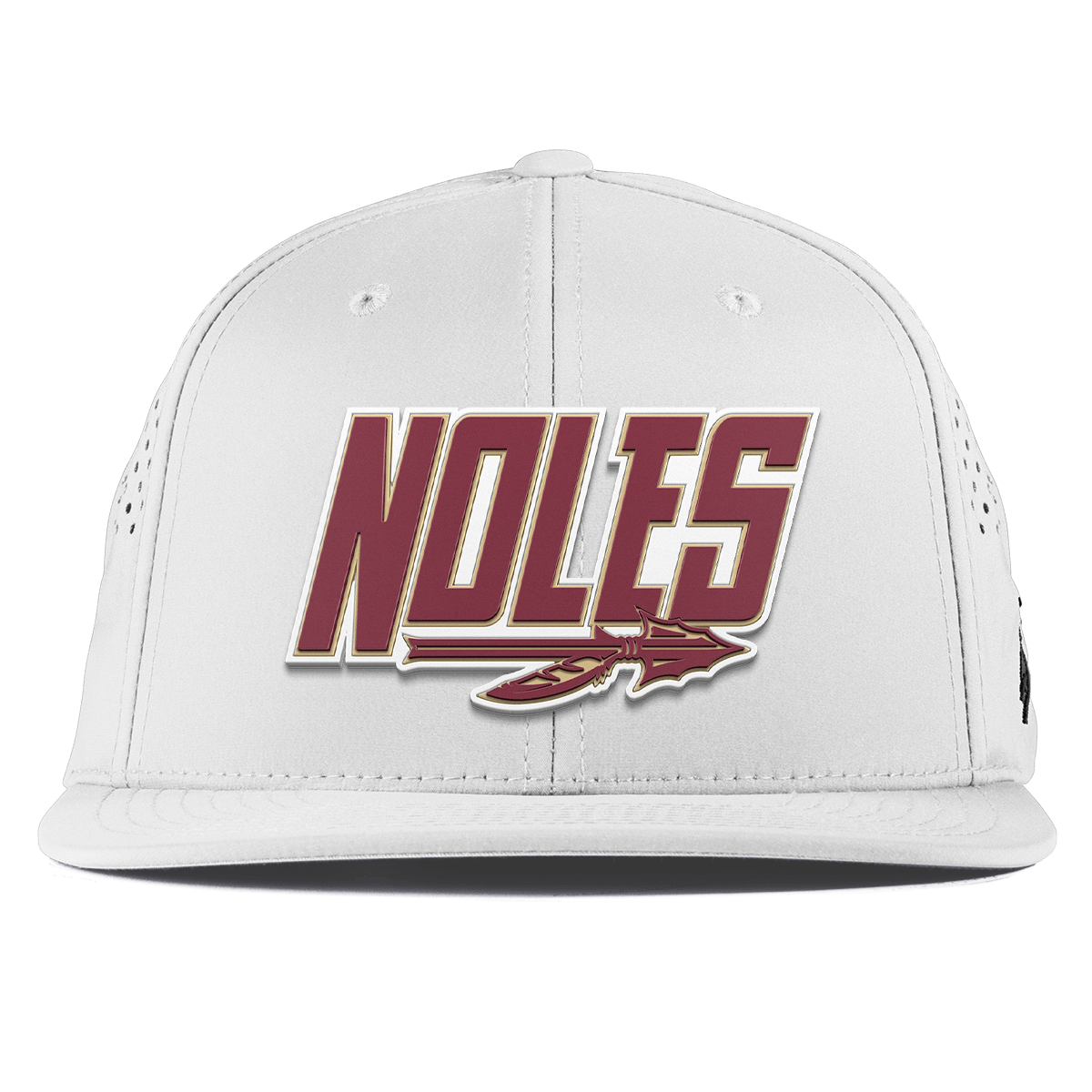 Florida State University "Noles" Flat Performance White 