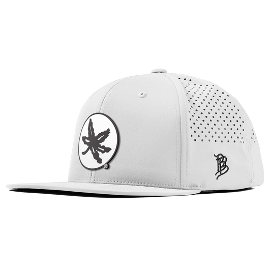 Ohio State University "OSU Buckeye Logo" Flat Performance White