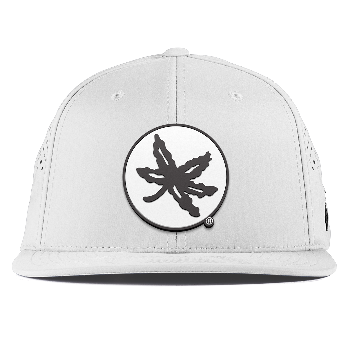 Ohio State University "OSU Buckeye Logo" Flat Performance White