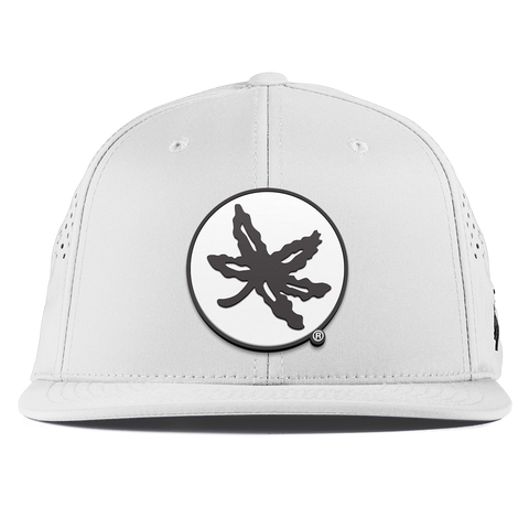 Ohio State University "OSU Buckeye Logo" Flat Performance White