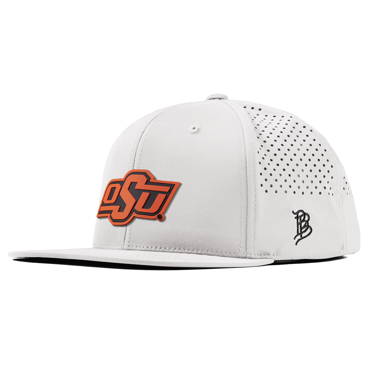 Oklahoma State University "OSU Team Logo" Flat Performance White