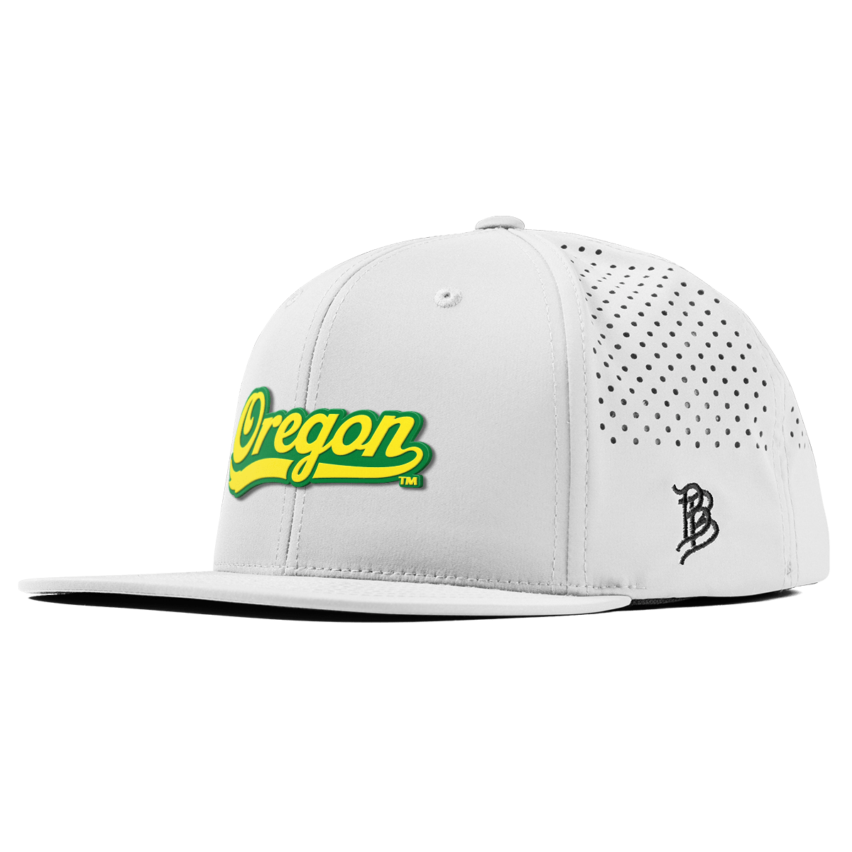 University of Oregon "Oregon Script" Flat Performance White