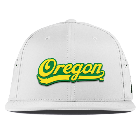 University of Oregon "Oregon Script" Flat Performance White