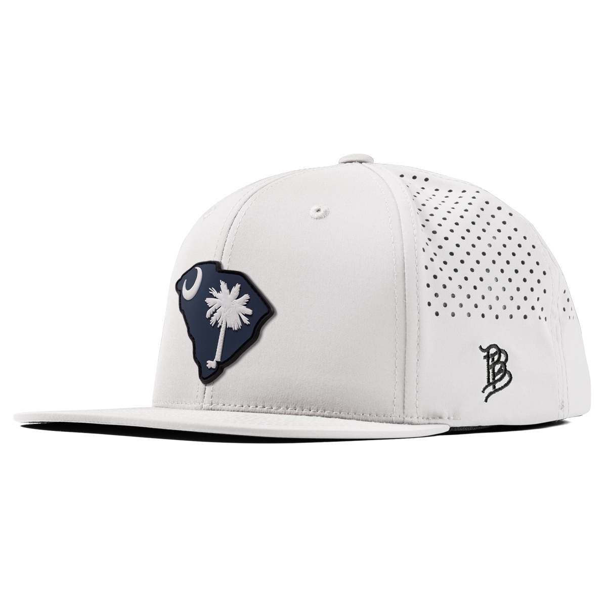 South Carolina 8 PVC Flat Performance White