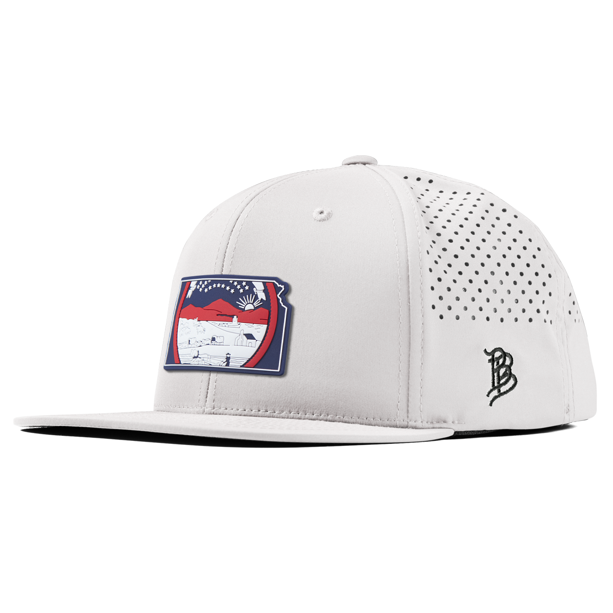 Kansas Patriot Series Flat Performance White