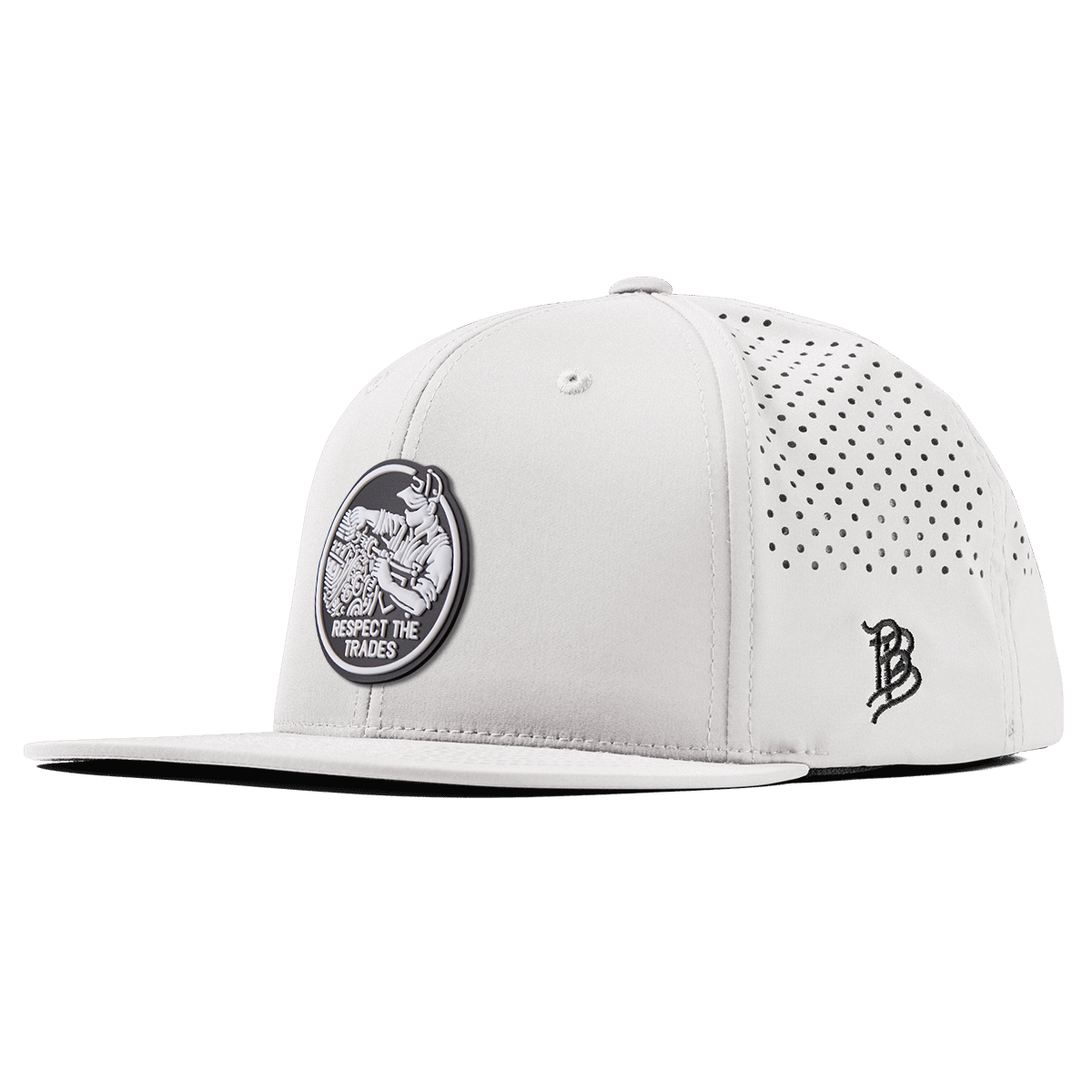 Respect The Trades Mechanic Flat Performance White
