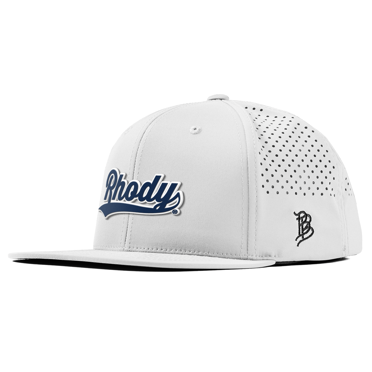 University of Rhode Island "Rhody Script" Flat Performance White