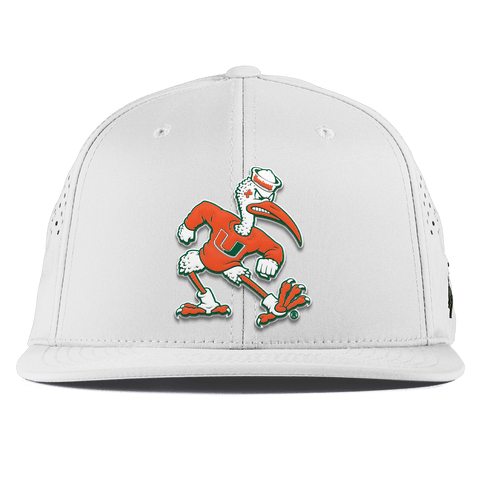 University of Miami "Sebastian the Ibis" Flat Performance White