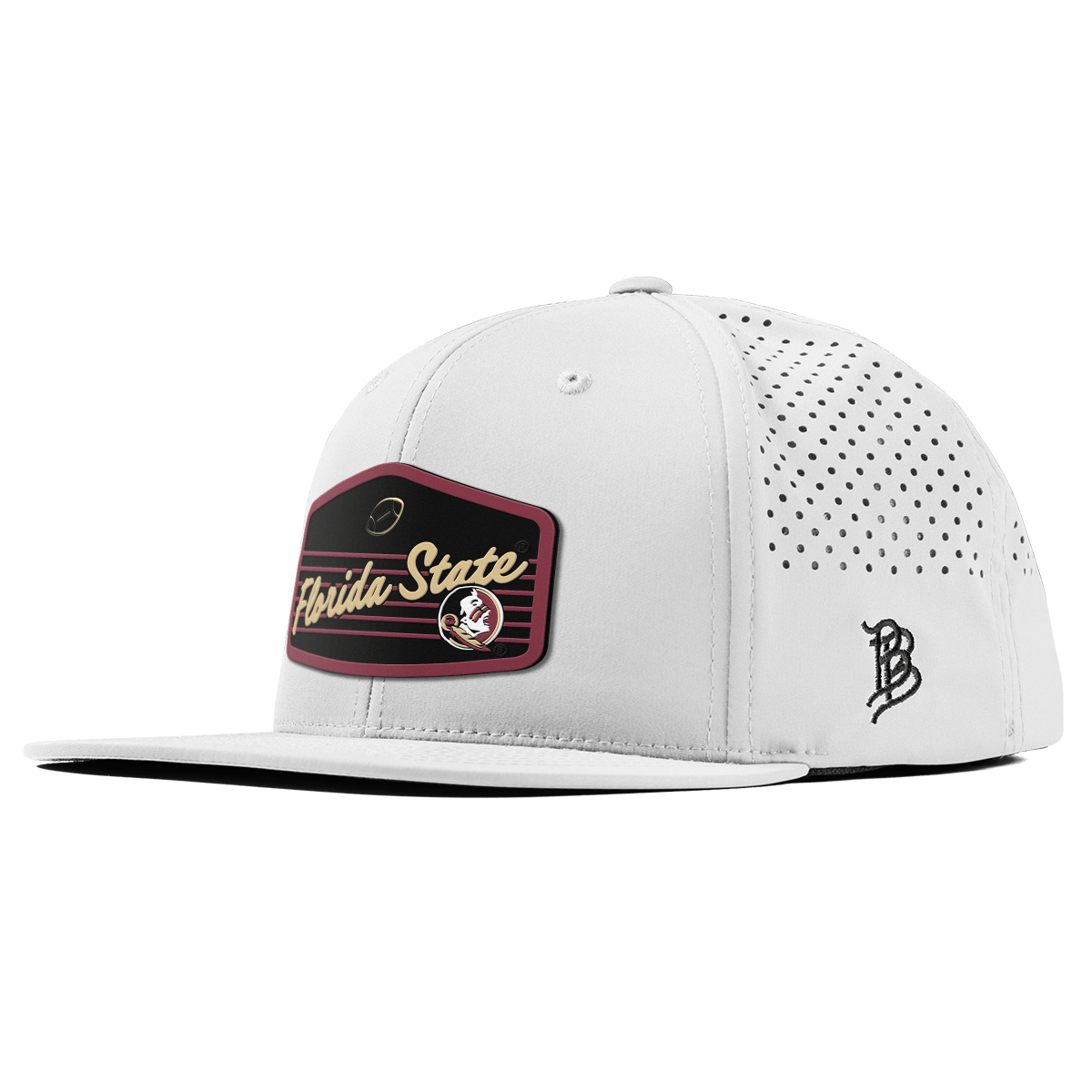 Florida State University "Seminole Football" Flat Performance White