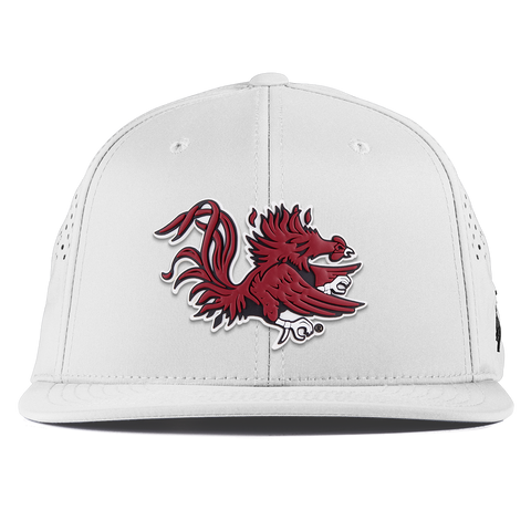 University of South Carolina "Sir Big Spur Logo" Flat Performance White