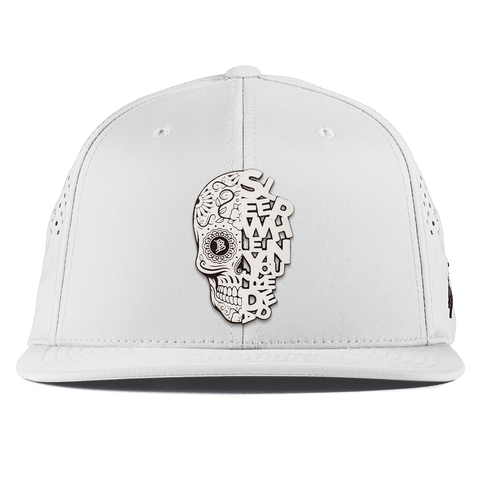 Sleep When You're Dead Skull Flat Performance White