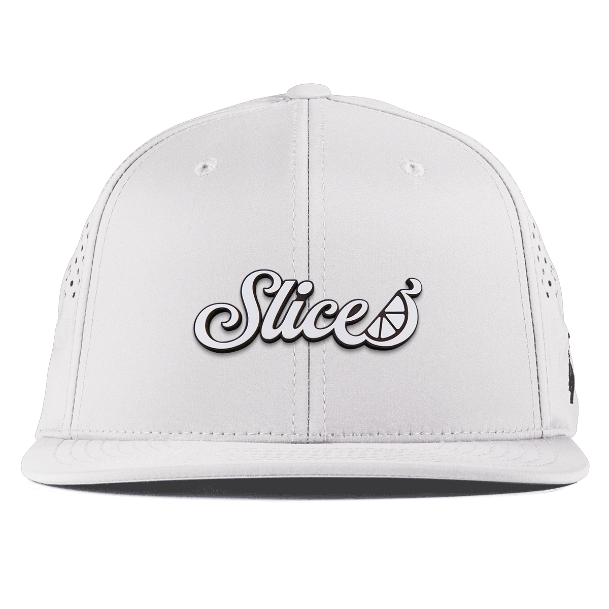 Sliced Script Flat Performance White