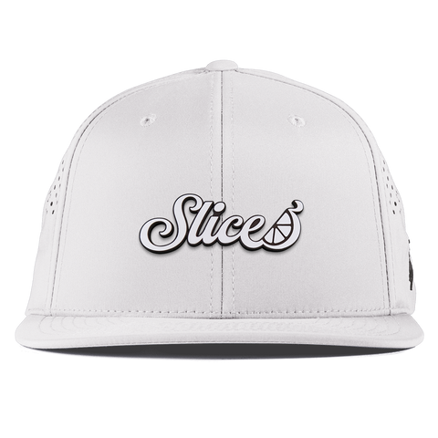 Sliced Script Flat Performance White