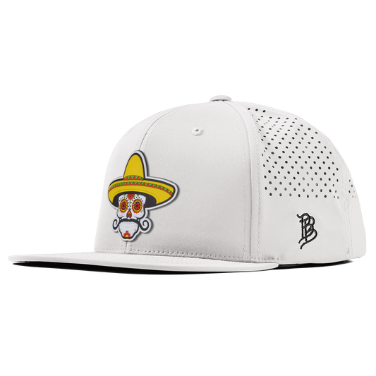 Sombrero Skull PVC Flat Performance White