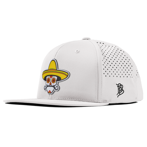 Sombrero Skull PVC Flat Performance White