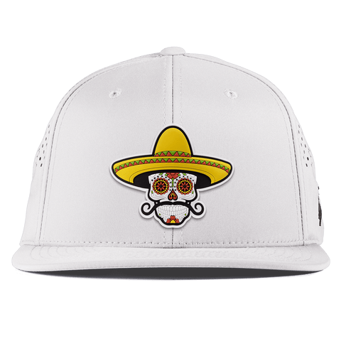 Sombrero Skull PVC Flat Performance White