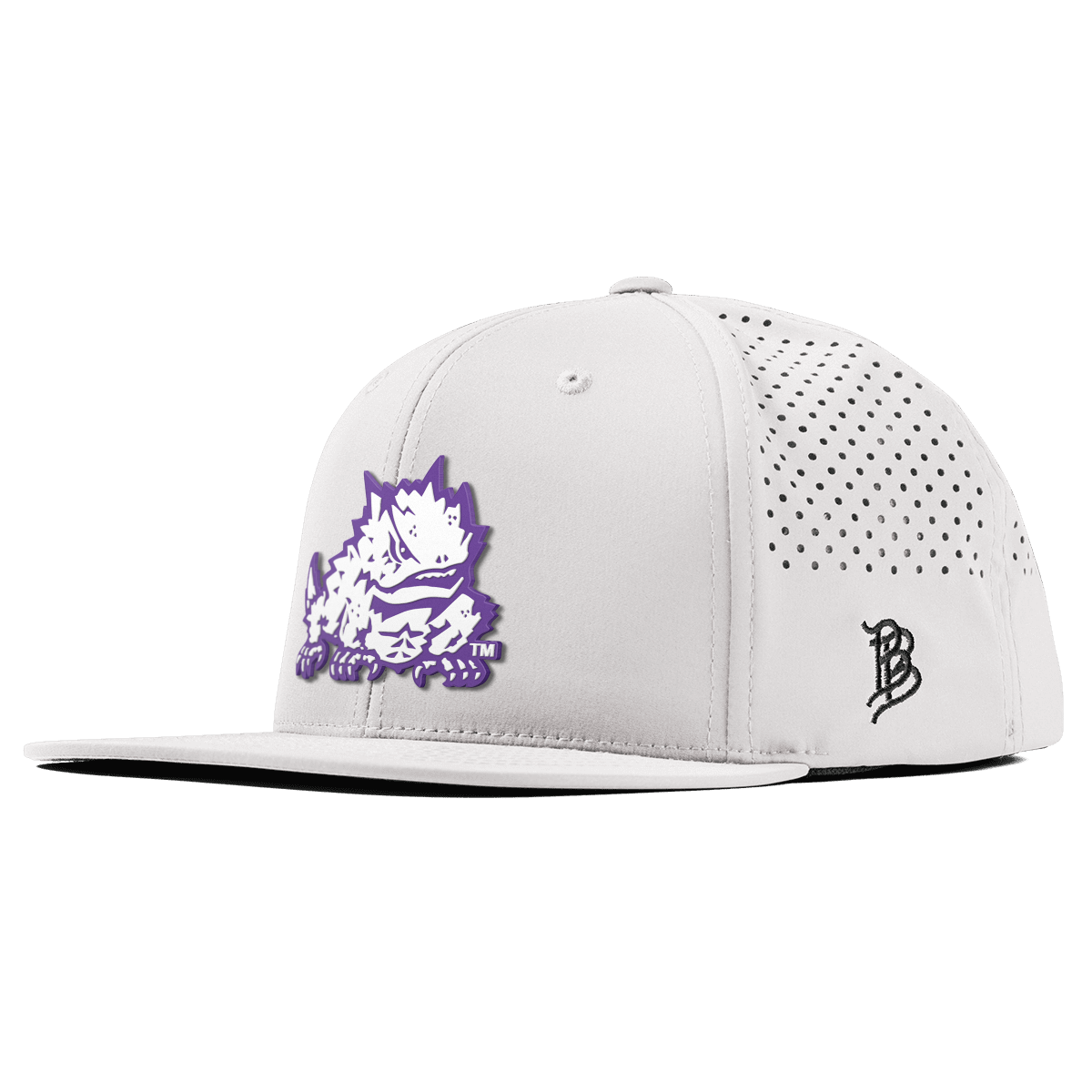 Texas Christian University "TCU Team Logo" Flat Performance White