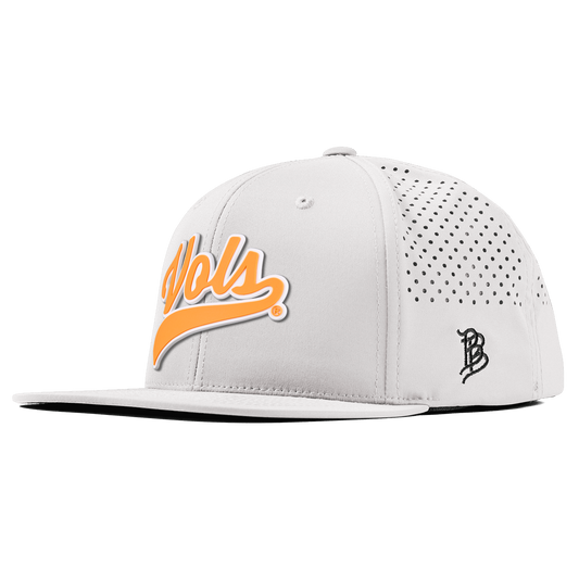 University of Tennessee "Tennessee Vols Script" Flat Performance White
