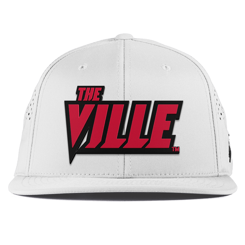 University of Louisville "The Ville Block" Flat Performance White