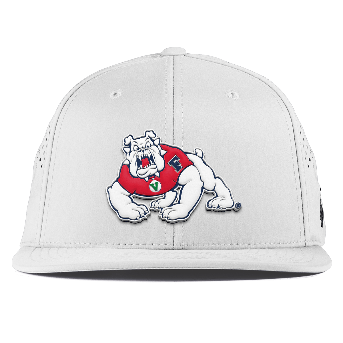 Fresno State University "TimeOut The Bulldog" Flat Performance White