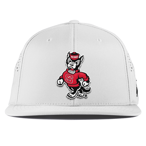 North Carolina State "Tuffy The Wolf" Flat Performance White