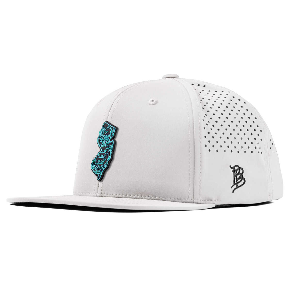 New Jersey Turquoise Flat Performance White